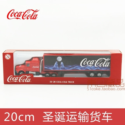 20cm 긴 새 박스 코카콜라 크리스마스 북극곰 운송 트럭 / 컨테이너 자동차 / 트럭 모델