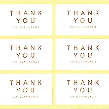 [까또디자인]THANK YOU 사각스티커(20개), 떙큐스티커, 사각스티커, 포장스티커,선물용스티커,더치커피스티커,도시락스티커,감사스티커 