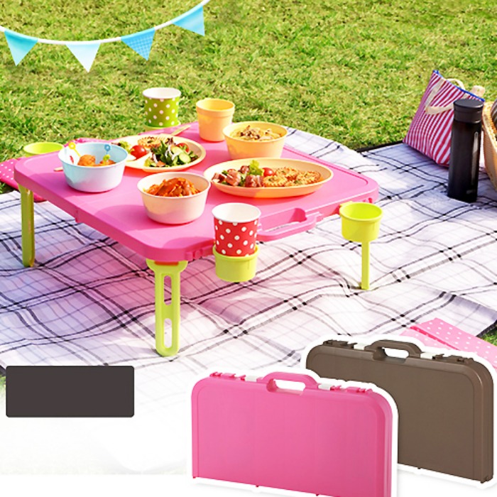 1KG 초경량 캠핑 테이블 미니테이블 야외용 식탁 피크닉 소풍 접이식