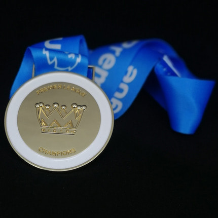 Spot 2019 프리미어 리그 챔피언십 메달 맨체스터 시티 팬 기념품 금메달 개인 소장품 목록 선물 선물