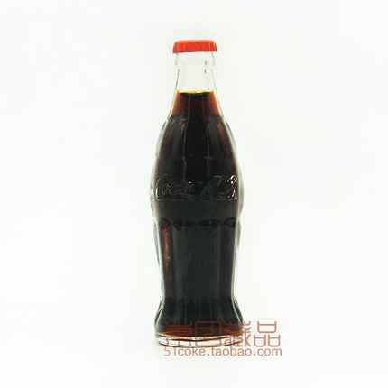 1916 년 복고풍 미니 병 / 텍스트 유리 병의 물 Coca-Cola Limited Edition 버전으로 새로운 브랜드