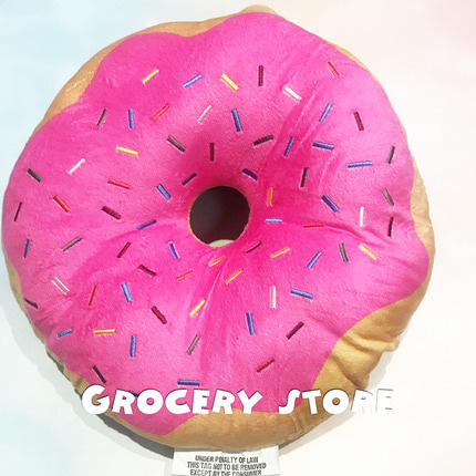 핑크도넛 봉제인형, 핑크 빵 봉제인형, 핑크도넛 인형, 핑크도넛 쿠션