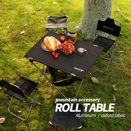 야외 바베큐 피크닉 테이블과 의자 휴대용 캠핑 해변 접는 테이블 캠핑 라이트 공기 알루미늄 합금 테이블
