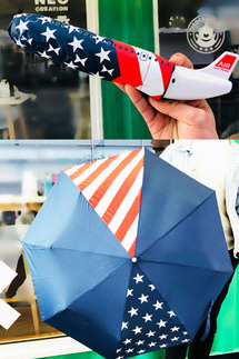 비행기우산, 특이한우산, 비행기 조형물 우산  